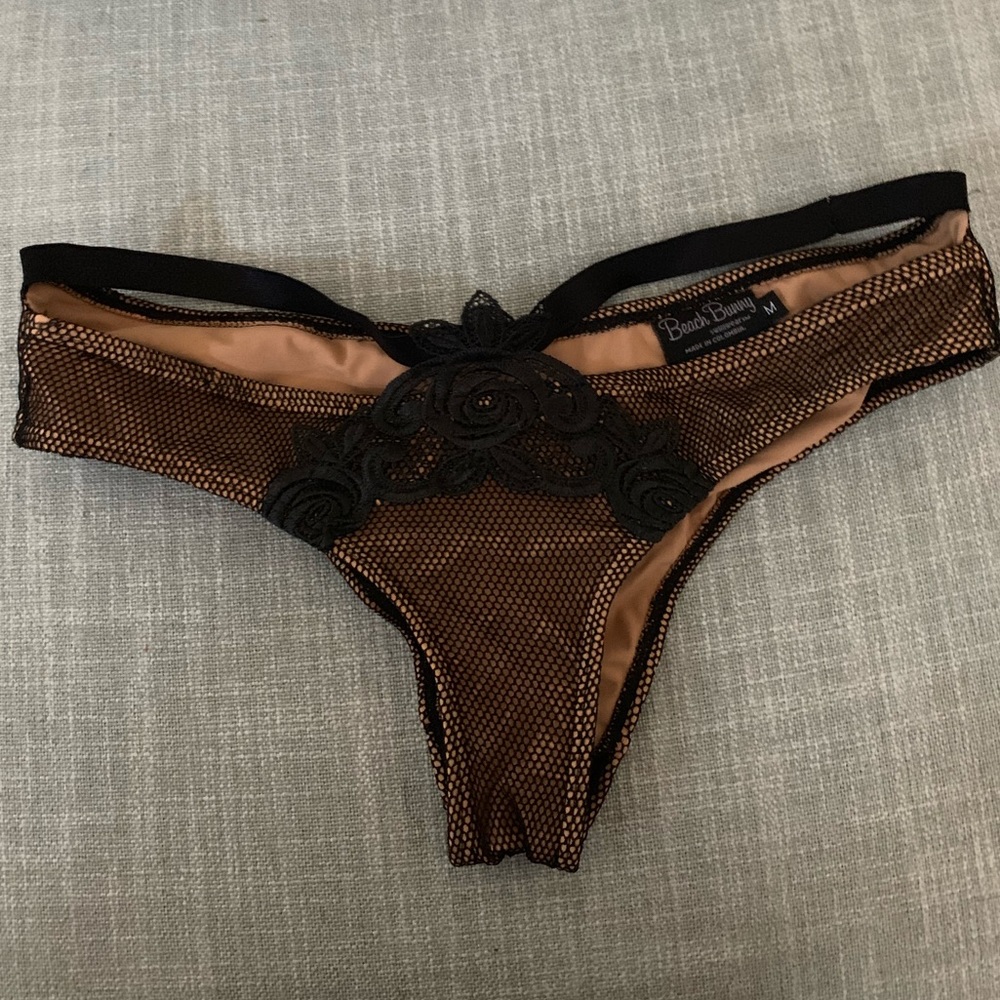 Beach bunny mesh swimsuit bottoms